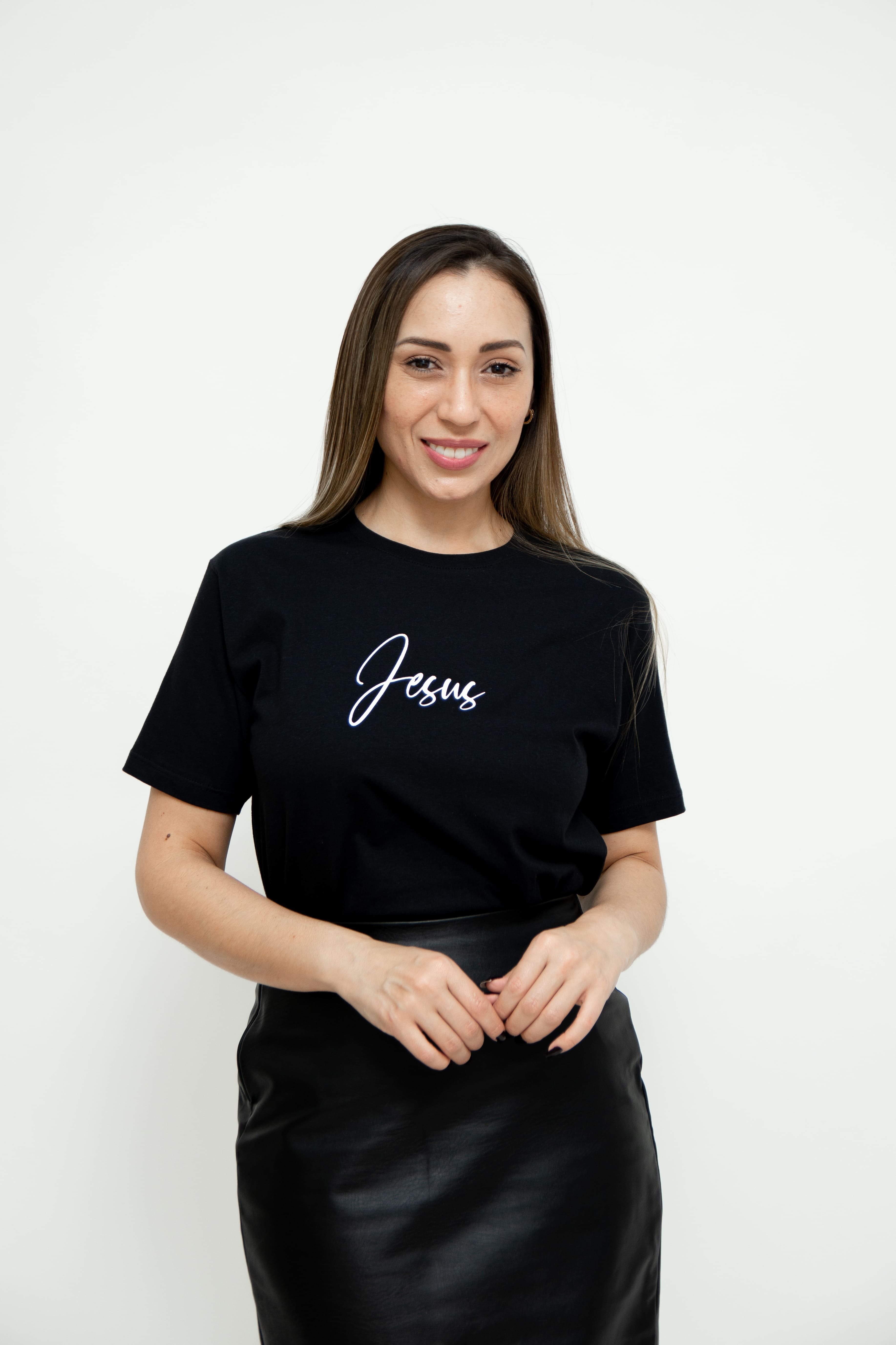 Camiseta JESUS - Preto - Imagem 1